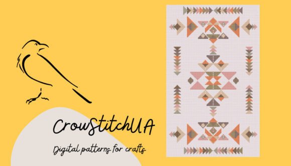 Ethnic Nomad Graphic Cross Stitch Patter