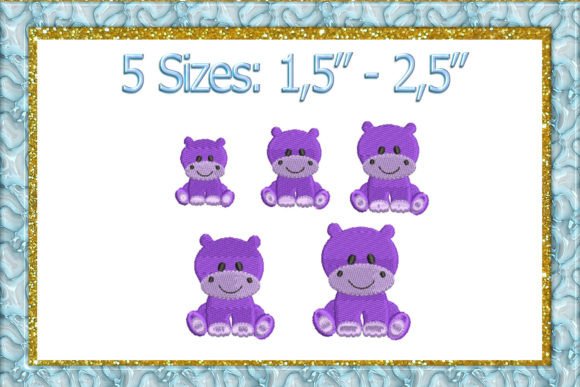Mini Hippo Embroidery Design Review