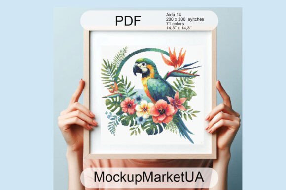 Perrot Cross Stitch Patterns PDF Bird